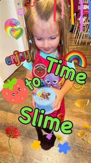 Emma Jemma on Instagram: "Emma’s first slime time ever!🐌🎉 #socal #childhood #instakids #kids #kidscontent #kidsofinstagram #kidsinmotion #viralreel #california #calikids #slime #slimetime #slimekitchen #happykid"