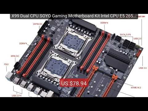 X99 Dual CPU SOYO Gaming Motherboard Kit lntel CPU E5 2650 V4*... — Hot Deal 2026 | Limited Offer!