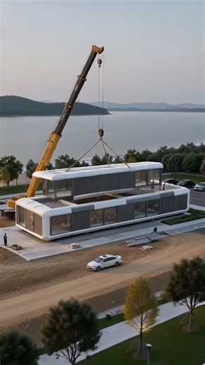 See the future of modular smart infra building.#PrefabHouse#ModularVilla#TurnkeyModular#vessel微宿#ADU