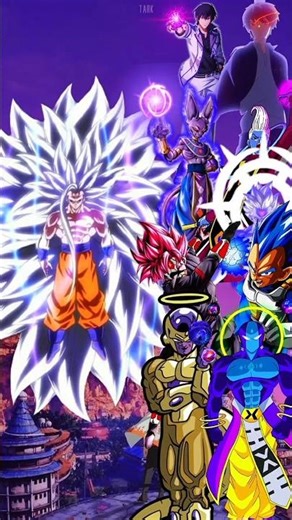 Goku vs Anos & Wang Ling & Beerus & Whis & Grand Priest & Zeno & Vegeta & Black Goku Frieza #battle