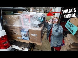 We Bought Two LIQUIDATION PALLETS For $500 - Unboxing TARGET Shelf Pulls!