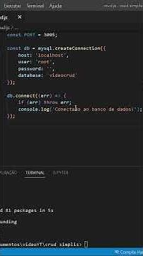 Como fazer um "CRUD" em node js em 1 minuto