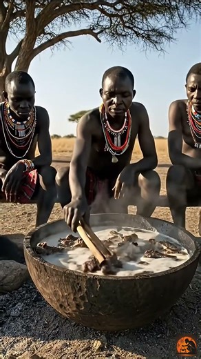 They Boiled a Crocodile Using HOT STONES… 😱🔥 Primitive Cooking #triballife #primitivecooking #food
