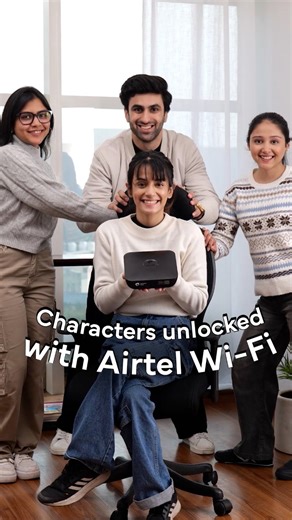 26K views · 95 reactions | Whatever your vibe, unlock it with Airtel Wi-Fi | Airtel India | Facebook