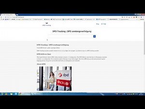 DPD tracking site