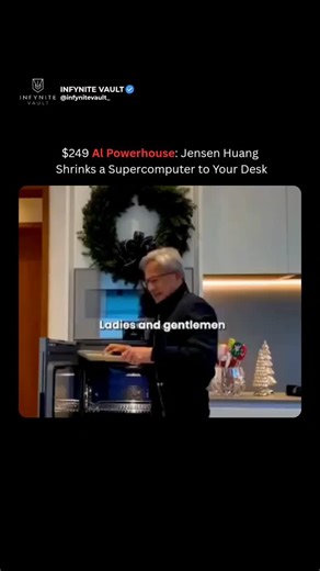 Infynite Vault | NVIDIA CEO Jensen Huang has unveiled a tiny yet powerful AI supercomputer in the form of the Jetson Nano–class device, redefining what... | Instagram