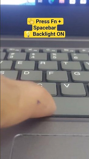 Keyboard Backlight ON/OFF | Fn + Space Shortcut 💡⌨️