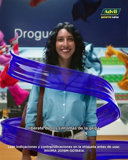 Con Advil Gripa Max libérate de los síntomas de la gripa, incluyendo la tos.