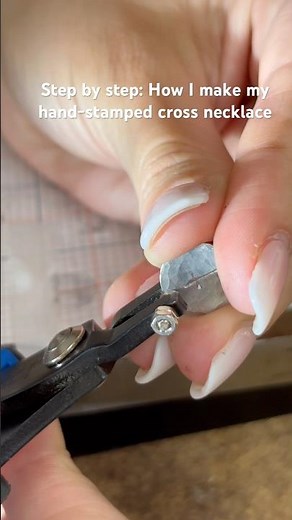 Step-by-Step: Making a Hand Stamped Cross Necklace ✝️ | Twisted Infinity