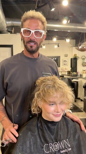 How not to cut curly bangs too short #curls #curly #bangs #curlybangs #americansalon #hanzonation #waynetugglehair | Wayne Tuggle Hair