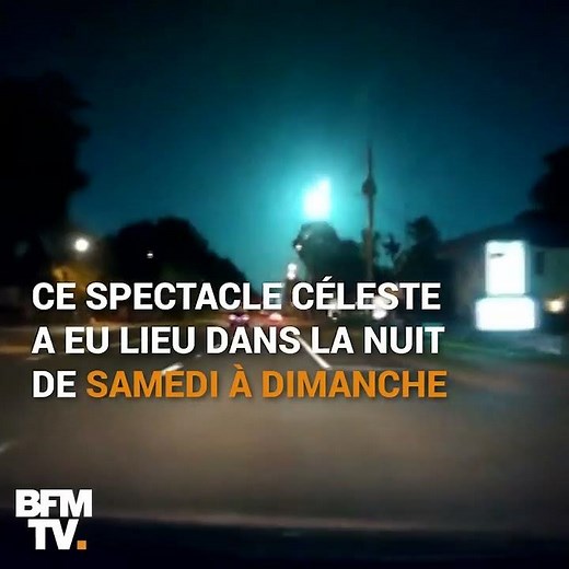 Les images surprenantes d'une chute de météorite dans le ciel des États-Unis