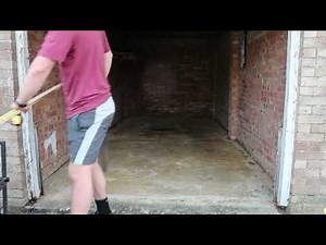 Garage Part 1 - Levelling the floor