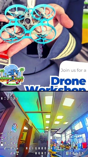 After A Fun 2 Hour Drone Workshop The Kids Got To Try A Drone Fly-A-Long Experience #fpvelvis #fpv