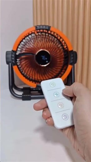 Orashare DF04 20000mAh Desk Fan Rechargeable 4 Speeds Wind 10 Inch Storm Fan With Powerbank & Light