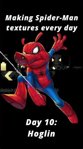 Day 10 of creating Spider-Man Textures