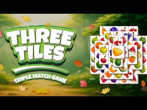 Three Tiles Triple Match Game Gameplay Android Mobile