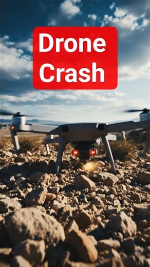 Sudden Drone Crash 😱 | What Went Wrong in Mid-Air? #drone