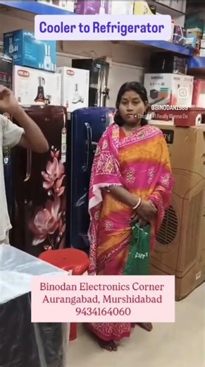 Cooler to Refrigerator 🎊 All in one Shop Binodan Electronics Corner #viral #viralvideo #shorts #fypシ