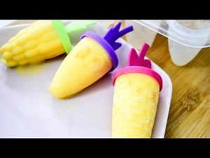 Super easy Mango Popsicle recipe (kid made recipe)