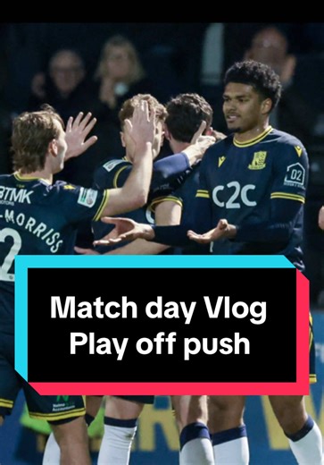 Matchday Vlog: Southend vs Rochdale Play-Off Push!