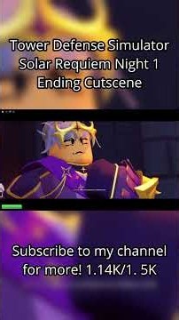 TDS NIGHT 1 SOLAR REQUIEM ENDING CUTSCENE #tds