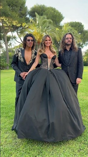 Heidi Klum and Tom Kaulitz in Paris #tomkaulitz #heidiklum