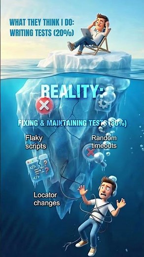 Test Automation Iceberg 🧊: Stop Flaky Tests & Save Hours with AI!