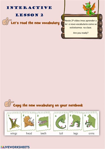 Interactive lesson 2 level 2 worksheet