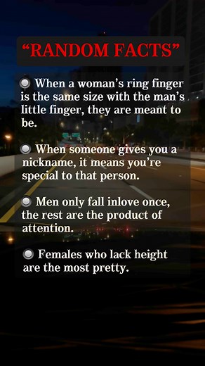 4.2K reactions · 592 shares | Random Facts  #randomfacts #random #facts #factsoflife #facts #fypシ゚viralシ #fypシ゚viralシfypシ゚viralシalシ #everyonehighlights #everyonefollowers #highlighteveryone #highlights #everyone | James Tiglao Capulong | Facebook