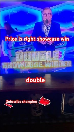Price is right double showcase win #priceisright