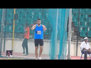 MEN'S DISCUS THROW FINAL. 55th NATIONAL INTER STATE Sr. ATHLETICS CHAMPIONSHIPS-2015