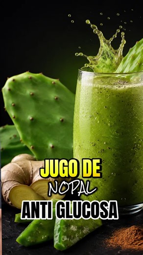 BEBIDA DE NOPAL PARA MEJORAR LA GLUCOSA Ingredientes: 1 penca de Nopal 1 cucharada de semillas de Chía 1 cucharadita de Canela Jugo de 1 limón 1 trozo pequeño de jengibre 500 ml de agua fría Preparación: Lava bien el nopal y córtalo en trozos. Licúa el nopal con el agua, el jengibre, la canela y el limón. Agrega la chía y deja reposar 10 minutos. Tómalo frío, sin azúcar. . . #diabetestipo2 #diabetes #prediabetes
