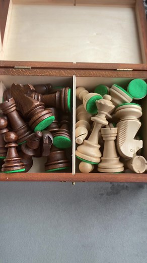 The new STAUNTON Design Wooden Chess Pieces! #fyp #chess #staunton