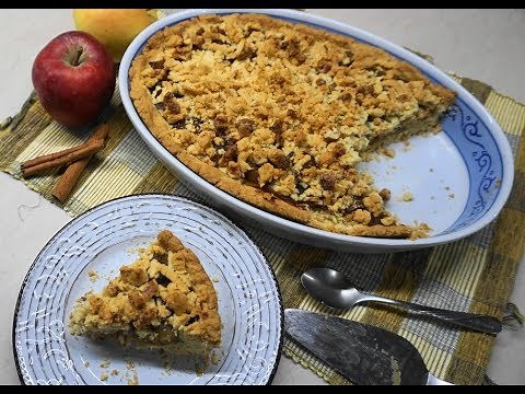 Μηλόπιτα φανταστική με τριφτή ζύμη - apple pie | Greek Cooking by Katerina