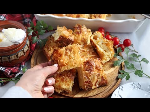 How To Make Bulgarian Banitsa? Cheese Pie With Feta & Phyllo.