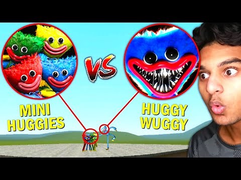 MINI HUGGIES vs HUGGY WUGGY From POPPY PLAYTIME CHAPTER 2!! *HUGGY BUDDIES*