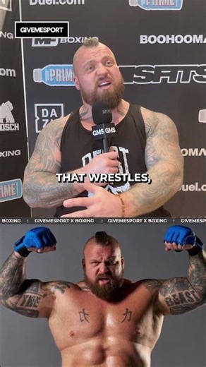 Eddie Hall compares his fight with Tommy Fury to Bruce Lee vs Big Show 🤯 #eddiehall #boxing