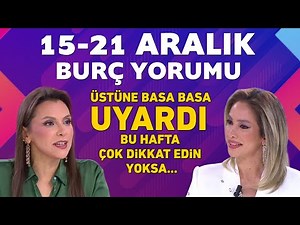 15-21 Aralık Damla Ündar 12 Burç yorumu! Bu hafta burçları neler bekliyor?