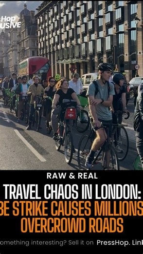 PressHop on Instagram: "Pictures of the evening rush hour showed Londoners cramming into Elizabeth Line stations and huge crowds of commuters queuing at bus stops. Sir Sadiq told BBC Breakfast that TfL couldn’t afford to pay workers more for shorter hours. But he added that the publicly owned operator was willing to talk to unions about disputes. Meanwhile Eddie Dempsey, the general secretary of the RMT union, said his members were ‘absolutely furious’ at the way TfL had handled their demands. H