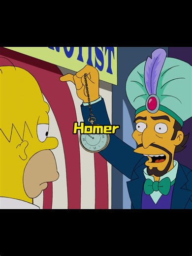 Homer Simpson Hypnotized into a Child Again