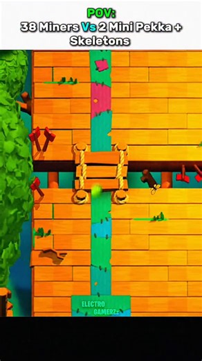 clashroyale on Instagram: "mini p.e.k.k.a vs miner #clashroyale #clash #trend #clash_royale #trick"