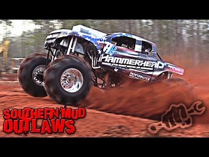 Mega Trucks Invade Mississippi - Southern Mud Outlaws 2019 Race 2