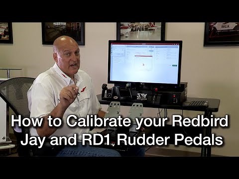 How to Calibrate your Redbird Jay and RD1 Rudder Pedals