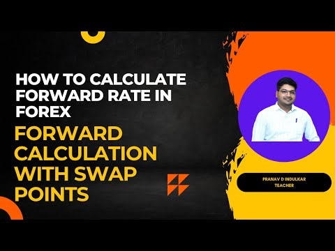 How to calculate Forward Rate with Swap Points