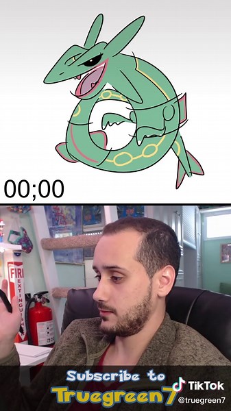 Speed Drawing Rayquaza | Truegreen7 Pokemon Art Video