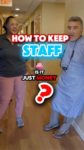 What’s the key to retaining great staff long term? . . . . . . . . . . . . . #dentistpodcast #drrasner #rasnerinstitute #dentistry #orthodontist #implants #dentalhygiene #implant #dentalassistant #dentalstudent #dentisteducation #smiledesign #oralsurgery #dentalhealth #extractioncourse #dentistrylife #dentistryworld #toothextraction #dentallife #dentallab #dentalschool #dentists #dentistlife #endodontics #maxicourse #dentisteducation #allonx #allonximplants | Steven L. Rasner