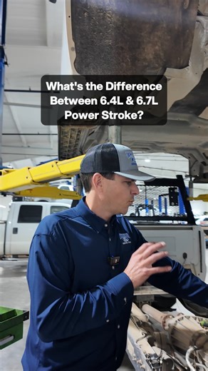 120K views · 1.3K reactions | What Makes the 6.7 Easier Than the 6.4? Ford moved key fuel system components outside the valve cover on the 6.7, making them way easier to reach. On the 6.4, you’ve got turbos, pipes, and exhaust in the way before you even see the pump. Which one would you rather work on? #PowerStroke #DieselTalk #TruckMaintenance | Whiteface Ford | Facebook