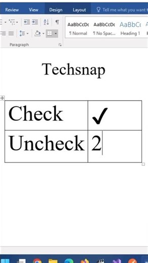 MS word check uncheck shortcuts hack. #trending