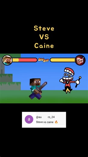 Steve VS Caine | The Amazing Digital Circus | Minecraft