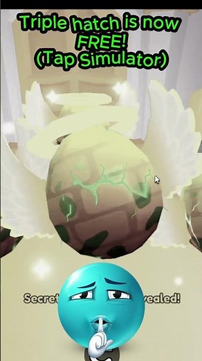 🥚🔥Moments Before *FREE* Triple Hatch | Roblox Tap Simulator